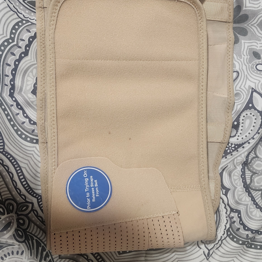 Beige Supportive Waist Belt
